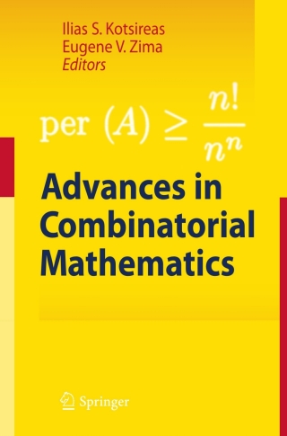 Cover image: Advances in Combinatorial Mathematics 1st edition 9783642035616