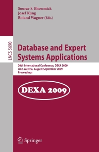 Cover image: Database and Expert Systems Applications 1st edition 9783642035722