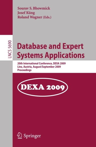 Imagen de portada: Database and Expert Systems Applications 1st edition 9783642035722