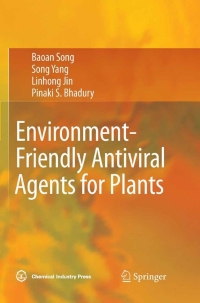 Cover image: Environment-Friendly Antiviral Agents for Plants 9783642036910