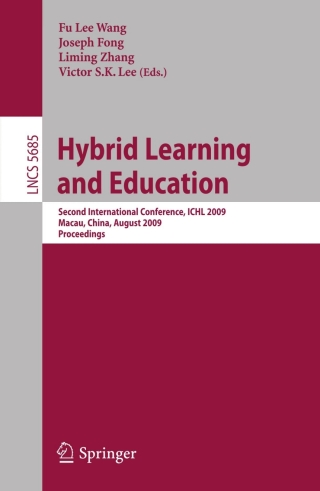 Imagen de portada: Hybrid Learning and Education 1st edition 9783642036965