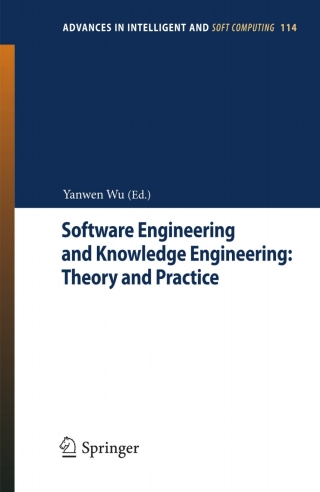 Cover image: Software Engineering and Knowledge Engineering: Theory and Practice 1st edition 9783642037177