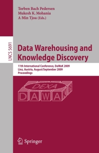 表紙画像: Data Warehousing and Knowledge Discovery 1st edition 9783642037290