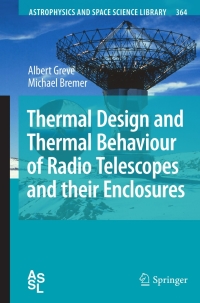 Cover image: Thermal Design and Thermal Behaviour of Radio Telescopes and their Enclosures 9783642038662