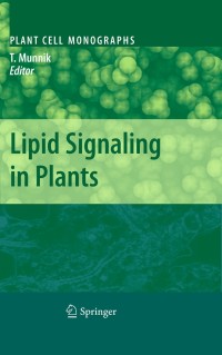 Cover image: Lipid Signaling in Plants 1st edition 9783642038723