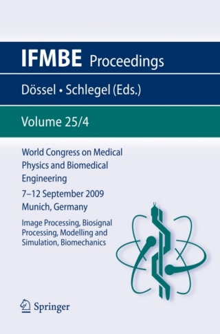 Cover image: World Congress on Medical Physics and Biomedical Engineering September 7 - 12, 2009 Munich, Germany 1st edition 9783642038815