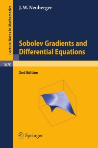 Cover image: Sobolev Gradients and Differential Equations 2nd edition 9783642040405