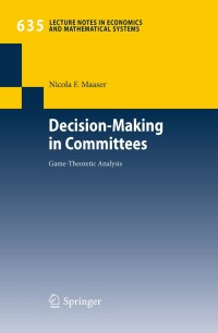 Cover image: Decision-Making in Committees 9783642041525