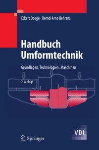 Imagen de portada: Handbuch Umformtechnik 2nd edition 9783642042485