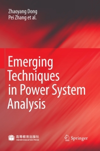 Cover image: Emerging Techniques in Power System Analysis 9783642042812