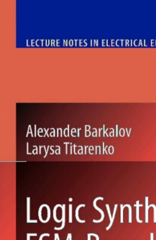 Cover image: Logic Synthesis for FSM-Based Control Units 9783642043093