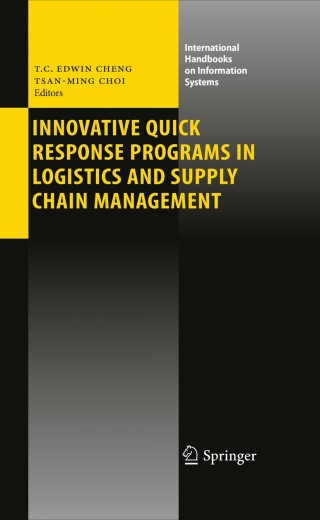 Imagen de portada: Innovative Quick Response Programs in Logistics and Supply Chain Management 1st edition 9783642043123