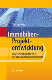 Cover image: Immobilien-Projektentwicklung 9783642043444