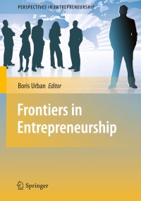Imagen de portada: Frontiers in Entrepreneurship 1st edition 9783642045011