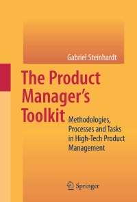 Imagen de portada: The Product Manager's Toolkit 9783642045073