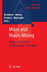 Titelbild: Micro and Macro Mixing 1st edition 9783642045486