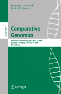 Cover image: Comparative Genomics 1st edition 9783642047435