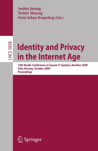 Immagine di copertina: Identity and Privacy in the Internet Age 1st edition 9783642047664