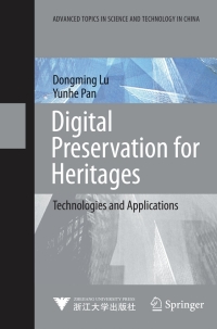 Cover image: Digital Preservation for Heritages 9783642048616