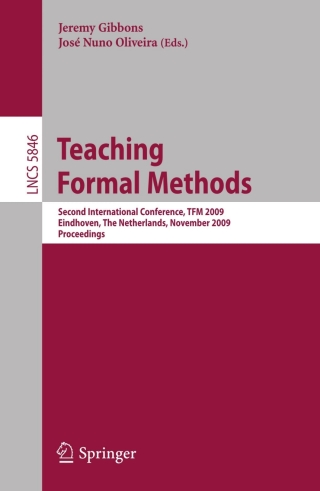 Imagen de portada: Teaching Formal Methods 1st edition 9783642049118