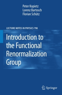 Omslagafbeelding: Introduction to the Functional Renormalization Group 9783642050930
