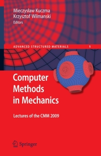 Titelbild: Computer Methods in Mechanics 1st edition 9783642052408
