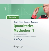 Titelbild: Quantitative Methoden 1.Einführung in die Statistik für Psychologen und Sozialwissenschaftler 3rd edition 9783642052712