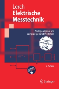 Imagen de portada: Elektrische Messtechnik 5th edition 9783642054549