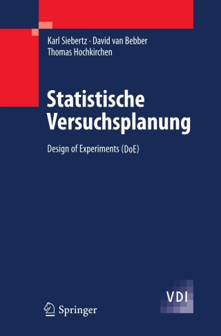 Titelbild: Statistische Versuchsplanung 9783642054921