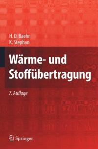 صورة الغلاف: Wärme- und Stoffübertragung 7th edition 9783642055003