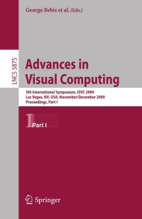 Cover image: Advances in Visual Computing 1st edition 9783642103308