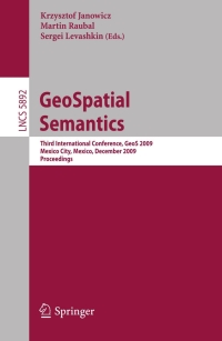 Cover image: GeoSpatial Semantics 1st edition 9783642104350