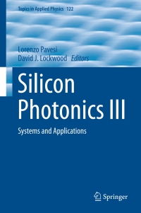 表紙画像: Silicon Photonics III 9783642105029
