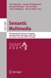 Imagen de portada: Semantic Multimedia 1st edition 9783642105425