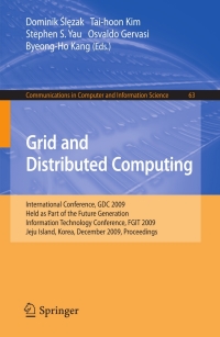 Imagen de portada: Grid and Distributed Computing 1st edition 9783642105487
