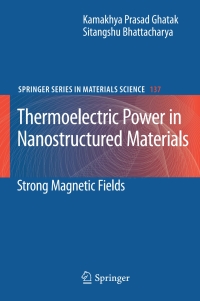 Titelbild: Thermoelectric Power in Nanostructured Materials 9783642105708