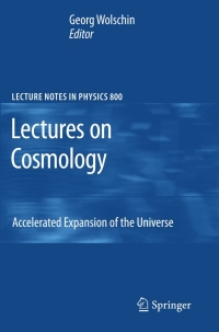Cover image: Lectures on Cosmology 1st edition 9783642105975