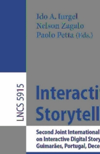 Cover image: Interactive Storytelling 1st edition 9783642106422