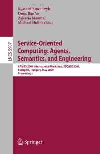 Titelbild: Service-Oriented Computing: Agents, Semantics, and Engineering 1st edition 9783642107382