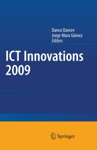 صورة الغلاف: ICT Innovations 2009 9783642107801