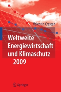 Cover image: Weltweite Energiewirtschaft und Klimaschutz 2009 9783642107863