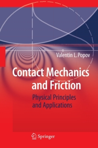 Cover image: Contact Mechanics and Friction 9783642108020