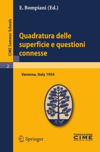 Cover image: Quadratura delle superficie e questioni connesse 1st edition 9783642108822