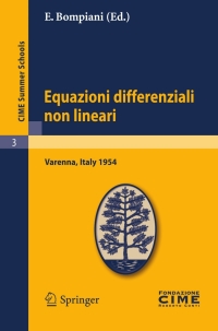 صورة الغلاف: Equazioni differenziali non lineari 1st edition 9783642108853