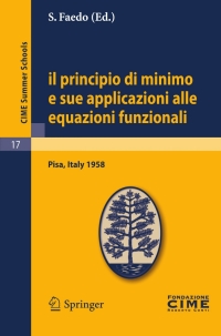 Immagine di copertina: Il principio di minimo e sue applicazioni alle equazioni funzionali 1st edition 9783642109249