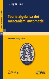 Cover image: Teoria algebrica dei meccanismi automatici 1st edition 9783642109300