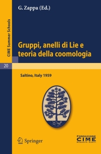 Imagen de portada: Gruppi, anelli di Lie e teoria della coomologia 1st edition 9783642109362