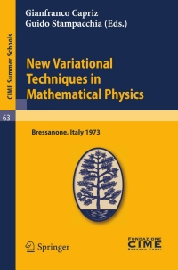 Titelbild: New Variational Techniques in Mathematical Physics 1st edition 9783642109584