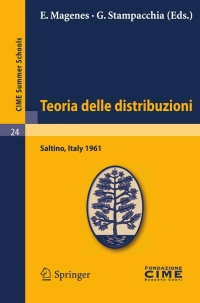 Titelbild: Teoria delle distribuzioni 1st edition 9783642109669