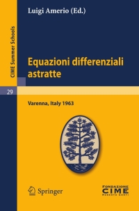 Titelbild: Equazioni differenziali astratte 1st edition 9783642110030
